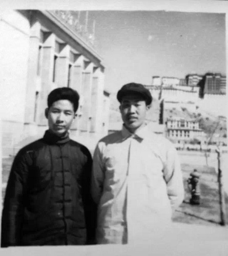 李繼凱、陳國榮初到拉薩時