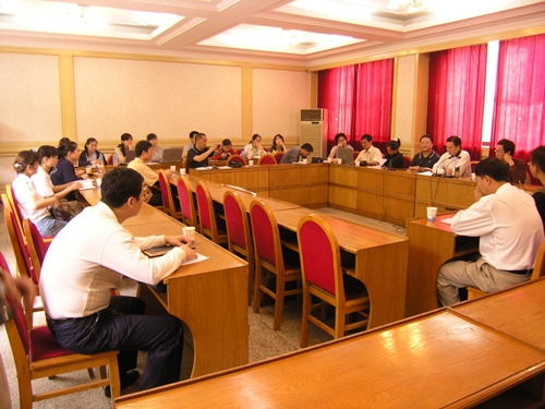 項目組與地方政府座談會現場